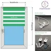Doppelrollo 80x160cm anthrazit Produktbild-Vorschau 6