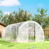 Outsunny Serre de jardin tunnel 4 x 3 x 2 m 12 m² avec 2 Voir les images du produit 8