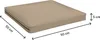 A single beige cushion with dimensions indicated by arrows and text. Produktbild-Vorschau