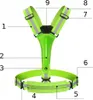 REFLEKTIERENDE WESTE GESCHIRR FÜR LAUFRAD Doppel 2x LED USB Produktbild-Vorschau 3