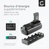 CELLONIC Poignée batterie compatible avec Canon EOS 2000D, Voir les images du produit 3