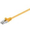 Sieťový kábel CAT 5e, F/UTP, žltý, 1 m Náhľad obrázku produktu 1