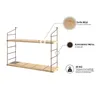 Skye Decor, Armoni 2'li - Oak, Wandregale, Eiche, 72 x 58 x Produktbild-Vorschau 3