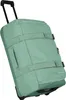 A green rolling suitcase is shown against a white background. Náhled obrázku produktu