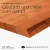 LAMO Manufaktur Massivholzplatte Tischplatte Baumkante für Produktbild-Vorschau 4