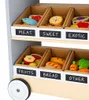 Sklep market drewniany stragan food truck z kostkarką do Podgląd zdjęcia produktu 25