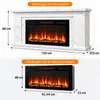 HOMAVO 36 inch elektrische haard met kast 1000/2000 W Productafbeelding-voorbeeld 9