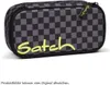 A pencil case with a checkered pattern and the brand name "Satch" printed on it. Produktbild-Vorschau