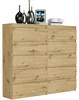 Komoda 140 cm 10 zásuvek skříňka FRAMIRE R-140-S10 artisan Náhled obrázku produktu 4