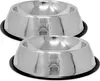 2x Futternapf für Hunde und Katzen 750ml Ø 26cm Edelstahl Produktbild-Vorschau 1
