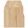 vidaXL Szafka wisząca pod TV dąb sonoma 100x30x30 cm Podgląd zdjęcia produktu 9