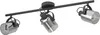 Eglo 99054 BERREGAS E27 lampe spot triple 775x110mm noir Voir les images du produit 4