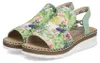 Rieker Damen Sandale Hochfront mit Blumenmuster leichter Produktbild-Vorschau 19