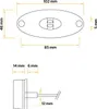 Begrenzungsleuchte Flatpoint II LED 0,5 M für Pkw-Anhänger Produktbild-Vorschau 2