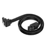 deleyCON 30 cm SATA 3 Kabel Nylon 6 Gbit/s Datenkabel SATA Produktbild-Vorschau 3