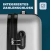 Monzana Valigia a Guscio Rigido L Trolley Lucchetto 4 Ruote Anteprima dell’immagine prodotto 6