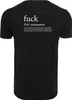 Tričko Mister Tee FCK Tee Black-M Náhľad obrázku produktu 5