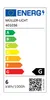 An energy efficiency label for a light bulb. Produktbild-Vorschau