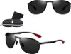 Lunettes de soleil polarisées pour hommes, noires, monture Voir les images du produit 14