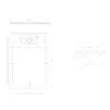 doporro Receveur de Douche Design Ultra Plat 4 cm Bac à Voir les images du produit 7