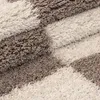 Carpetsale24 Teppich Hochflor Shaggy Kariert Design Teppich Produktbild-Vorschau 6
