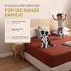 Lavea® Topper Spannbettlaken 180x200 cm - 200x200 cm, Maya Produktbild-Vorschau 5