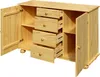 Möbilia Kommode | 4 Schubladen | 2 Türen | Kiefer-Holz Produktbild-Vorschau 4