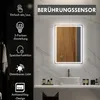 HOMCOM Specchio da bagno con illuminazione, specchio Anteprima dell’immagine prodotto 4