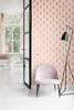 ESTAhome carta da parati art deco rosa tenue e oro rosa 53 Anteprima dell’immagine prodotto 8