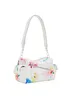 Verstellbare weiße Damenschultertasche mit Kontrastdetails Produktbild-Vorschau 7