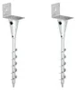 Supporti per pali Alberts 2 x L per pali quadrati, altezza Anteprima dell’immagine prodotto 6