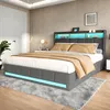 Letto funzionale Fortuna Lai letto imbottito 140x200 cm, Anteprima dell’immagine prodotto 2