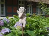 Charmanter Gartenstab, Beetstecker ENGEL im antique shabby Produktbild-Vorschau 2