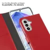 Custodia a libro in vera pelle Selencia per Samsung Galaxy Anteprima dell’immagine prodotto 4