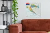 OneMillionCanvasses® - Obraz na plátně - Podrobná mapa Náhled obrázku produktu 2