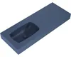 Jungborn Waschtisch DECEM 1210 x 460 mm Becken links navy Produktbild-Vorschau 2
