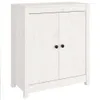 vidaXL Příborník bílý 70x35x80 cm Borovicový masiv Náhled obrázku produktu 2