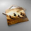 Bild auf Leinwand - Leinwandbild - Cowboys Pferde Galopp - Produktbild-Vorschau 2