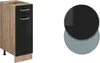 Küchenunterschrank Vicco R-Line Schwarz Hochglanz 30 cm , Produktbild-Vorschau 6