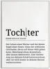 Tochter Poster Definition - Tochter Geschenk Wandbild – A3 Produktbild-Vorschau 2