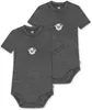 normani 2er Set Baby Einteiler Body Kurzarm Bodysuit aus Produktbild-Vorschau 1