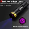 365nm UV Taschenlampe Alum 3W Aufladbar Mini Schwarzlicht Produktbild-Vorschau 5