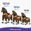 PonyCycle voiture à pédales marron foncé pour enfants de 4 Voir les images du produit 6