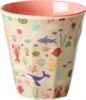 Rice Melamin Becher - Coral Ocean Print 160ml Produktbild-Vorschau 1