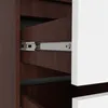 Kleiderschrank AKORD S90 Wenge 90 cm 2 Türen 2 Schubladen 4 Produktbild-Vorschau 5