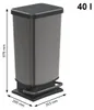 Rotho Abfalleimer 40 L Paso - Treteimer Geruchsdicht - Produktbild-Vorschau 3