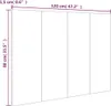 VidaXL 816971, Grau, Eiche, Holz, 1200 mm, 80 cm, 15 mm Produktbild-Vorschau 8