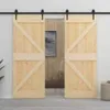 vidaXL Tür NARVIK Natur 80 x 210 cm Massivkiefer Produktbild-Vorschau 4