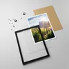 Gerahmtes Poster - Schwarzer Rahmen - Berge Wiese Blumen - Produktbild-Vorschau 4