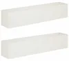vidaXL Zahradní květináč, 2 kusy, bílý, 100 x 20 x 20 cm Náhled obrázku produktu 1